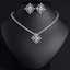 Wedding Jewelry Sets 18k Gold Plated Brass Floral Zircon Set thumbnail 3
