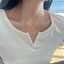Adjustable 925 Silver Moissanite Choker with Minimalist Neck Chain thumbnail 3