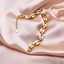 Coffee Bean Gift Girl Fashion High-Grade 18K Gold-Plated Jewelry Chain Bracelet thumbnail 3