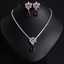 Elegant 18k Gold Plated Flower Teardrop Bridal Jewelry Set thumbnail 3