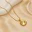 High-quality Inspiration 18K Gold Plated Women's Snake Chain Stainless Steel Charm Geometric Pendant Fashion Jewelry Necklace thumbnail 1