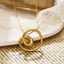 Waterproof Pendant 18k Gold-Plated Snake Chain Twist Loop Vortex Women's Stainless Steel Fashion Jewelry Necklace thumbnail 1