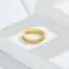 Custom zircon ring jewelry, luxurious and fashionable, engagement 18k gold-plated crystal jewelry, stainless steel thumbnail 3