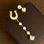 Lonceen Lucky Horseshoe Zircon & Pearl Drop Earrings thumbnail 2