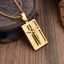 Cross pendant 18k stainless steel Christian prayer pendant necklace thumbnail 2