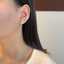 Elegant 925 Silver VVS Moissanite Stud Earrings for Daily Luxury thumbnail 3