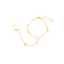 Gold Heart Stainless Steel Bracelet Hand Chain thumbnail 1