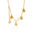 Gold Stainless Steel Shell Necklace for Women Daily Wear thumbnail 2