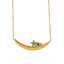 Gold Moon Star Stainless Steel Necklace for Women thumbnail 2