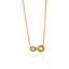 Gold Stainless Steel Infinity Necklace for Women thumbnail 2
