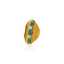 Gold Stainless Steel Turquoise Statement Ring for Women thumbnail 2