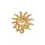 Gold Stainless Steel Sun Ring for Women thumbnail 2