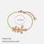 Gold Stainless Steel Floral Bracelet for Women thumbnail 3
