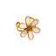 Lonceen Stainless Steel Flower Ring Gold Plated Adjustable Daisy Ring thumbnail 2