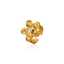 Gold Plated Flower Stainless Steel Ring with Pearl thumbnail 3