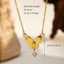 Gold Butterfly Stainless Steel Necklace for Women thumbnail 2