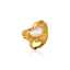 Gold Heart Shape Stainless Steel Ring for Women thumbnail 2