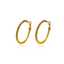 Gold Stainless Steel Hoop Earrings for Women thumbnail 2