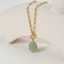 Stainless Steel Necklace Green Aventurine OT Clasp thumbnail 3