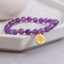 Stainless Steel Amethyst Bracelet Wholesale thumbnail 2