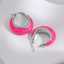 Lonceen Barbie Pink Stainless Steel Earrings for Women thumbnail 1
