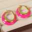 Lonceen Barbie Pink Stainless Steel Earrings for Women thumbnail 2