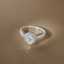 Moissanite Ring 925 Sterling Silver Radiant Cut Accent Design thumbnail 3