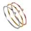Snap-on stainless steel bracelet: A perfect blend of elegance and modernity. thumbnail 1
