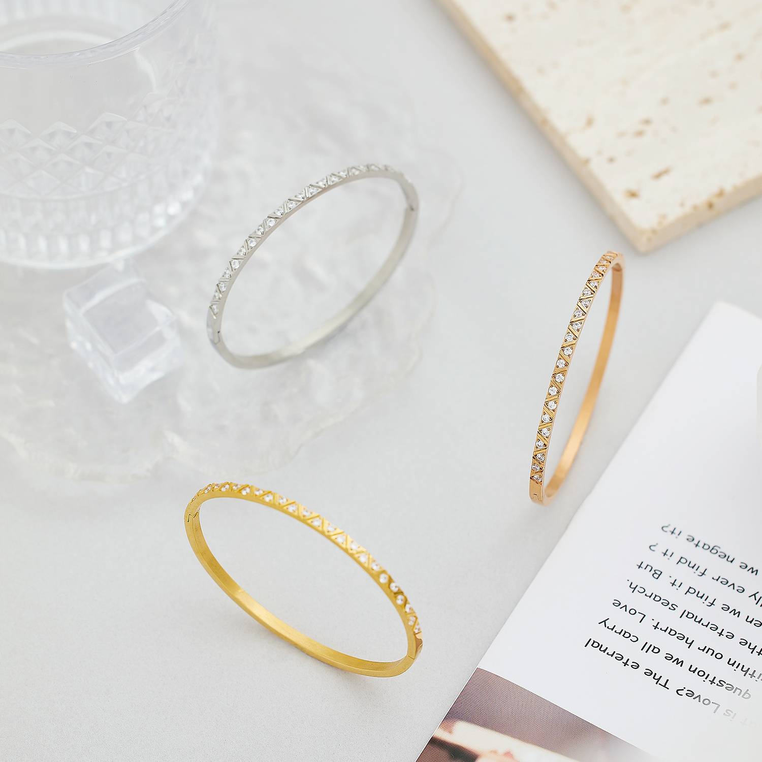 Strass-Edelstahlarmband: Die perfekte Verbindung von modernem Design und zeitloser Eleganz