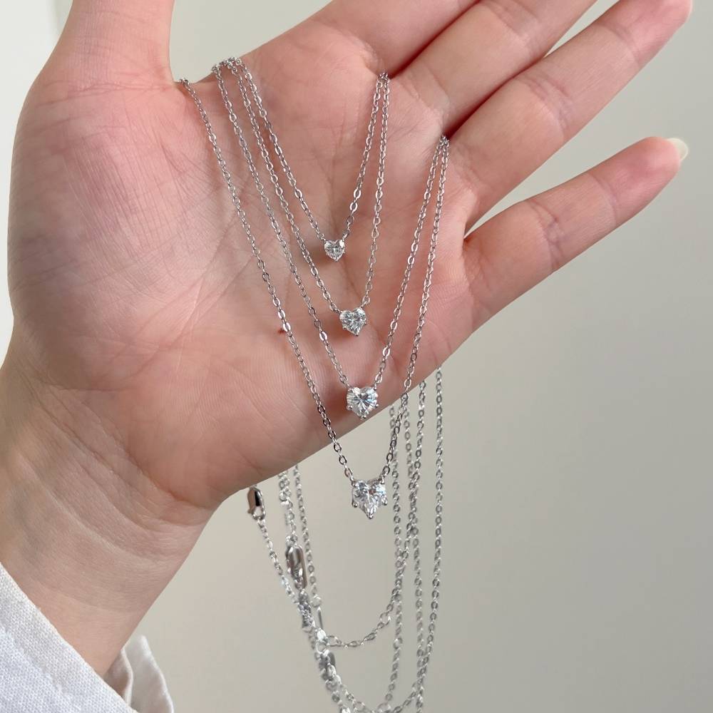 925 Silver Moissanite Pendant Necklace: Lonceen’s Timeless Sparkle for Wholesale & Retail