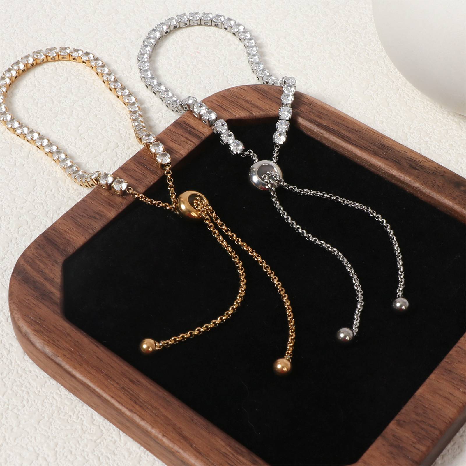 Stainless Steel Zircon Bracelet Wholesale