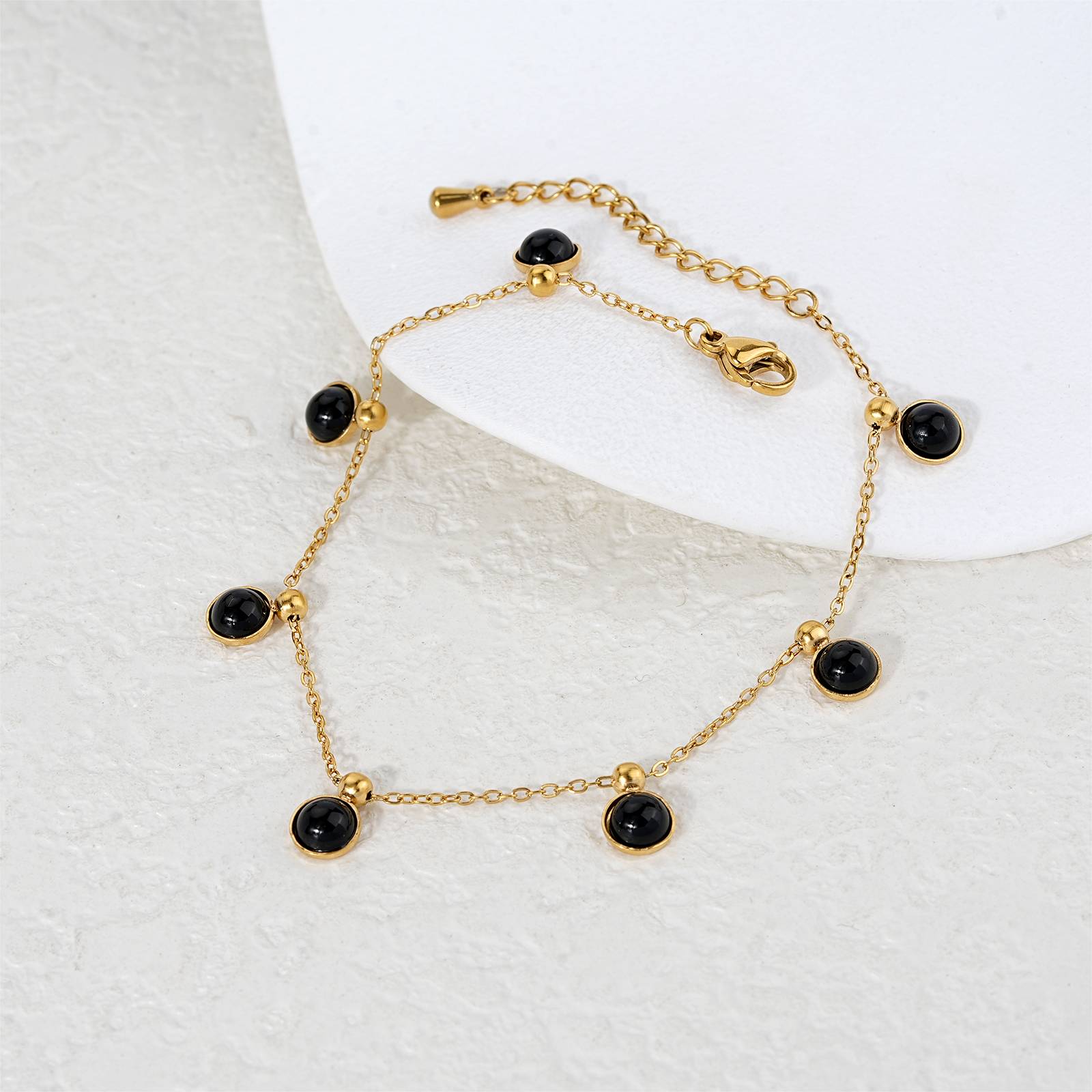 Lapis Lazuli Stainless Steel Bracelet Wholesale