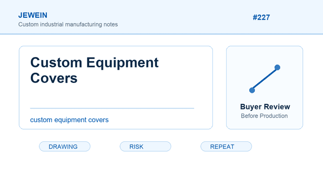 Custom Equipment Covers: Appearance, Access, and Protection Must Agree