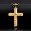 Wholesale customized titanium silver gold-plated cross pendant stainless steel jewelry thumbnail 3