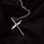 Exquisite gold-plated, stylish and simple pendant cross faith stainless steel personalized necklace thumbnail 3